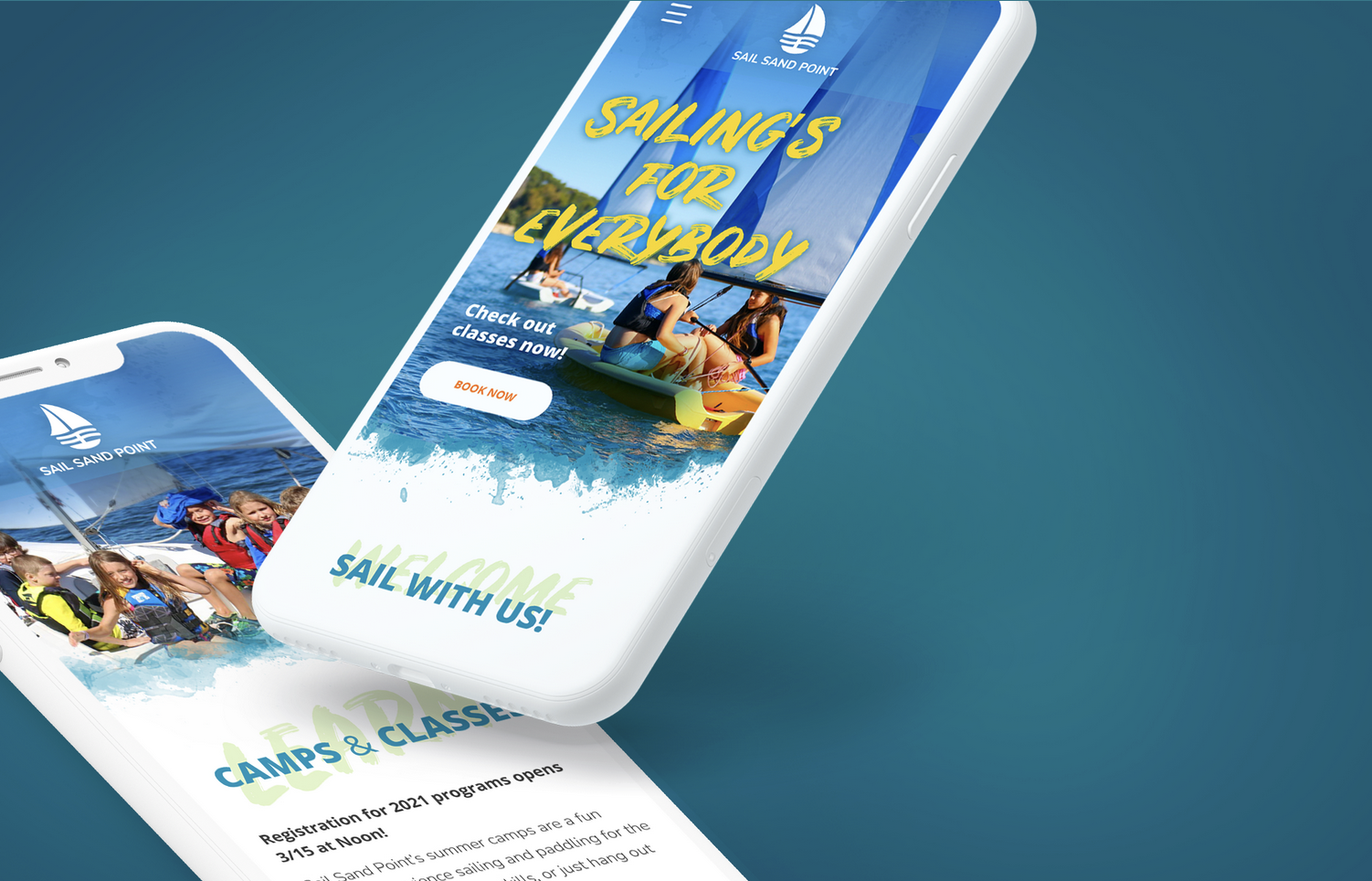 Responsive website mockup highlighting mobile homepage design with adaptive layout, intuitive navigation, and optimized content hierarchy.